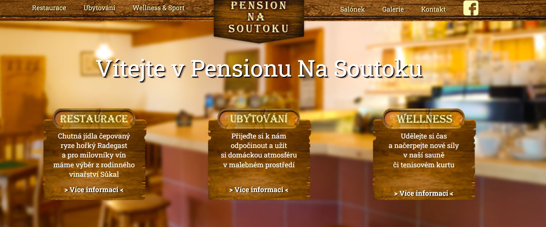 PENSION A RESTAURACE NA SOUTOKU - komfortní ubytování v penzionu Veselí nad Lužnicí