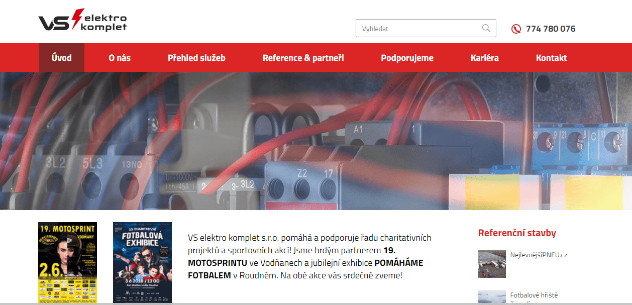 VS elektro komplet s.r.o. - elektroinstalace, zabezpečovací a kamerové systémy, centrální vysavače České Budějovice